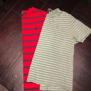 Boys striped Polos